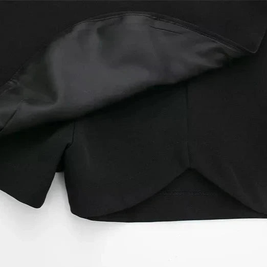 Short Saia Casual de Alfaiataria - Elegância e Praticidade - Outlet do Cazé