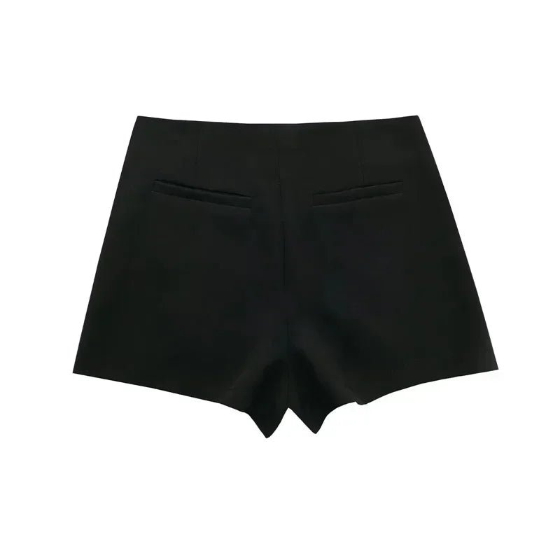 Short Saia Casual de Alfaiataria - Elegância e Praticidade - Outlet do Cazé