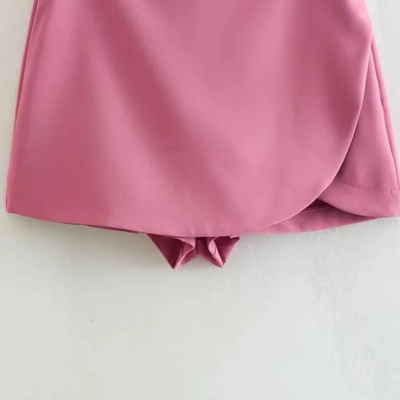 Shorts Saia de Alfaiataria Feminino Vintage - Elegância e Estilo - Outlet do Cazé