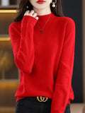 Suéter de Caxemira Feminino - Elegância e Conforto para o Outono/Inverno - Outlet do Cazé