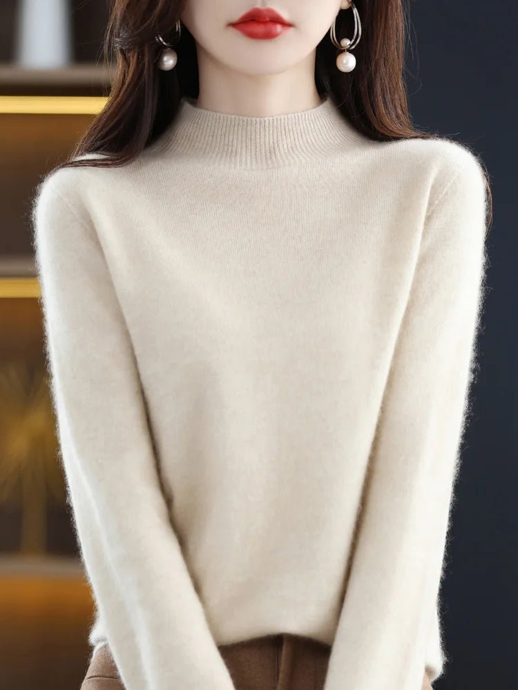 Suéter de Caxemira Feminino - Elegância e Conforto para o Outono/Inverno - Outlet do Cazé