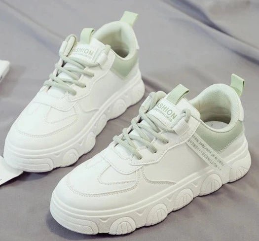 Tênis Feminino Branco Casual Sneakers - Estilo e Conforto em Cada Passo - Outlet do Cazé