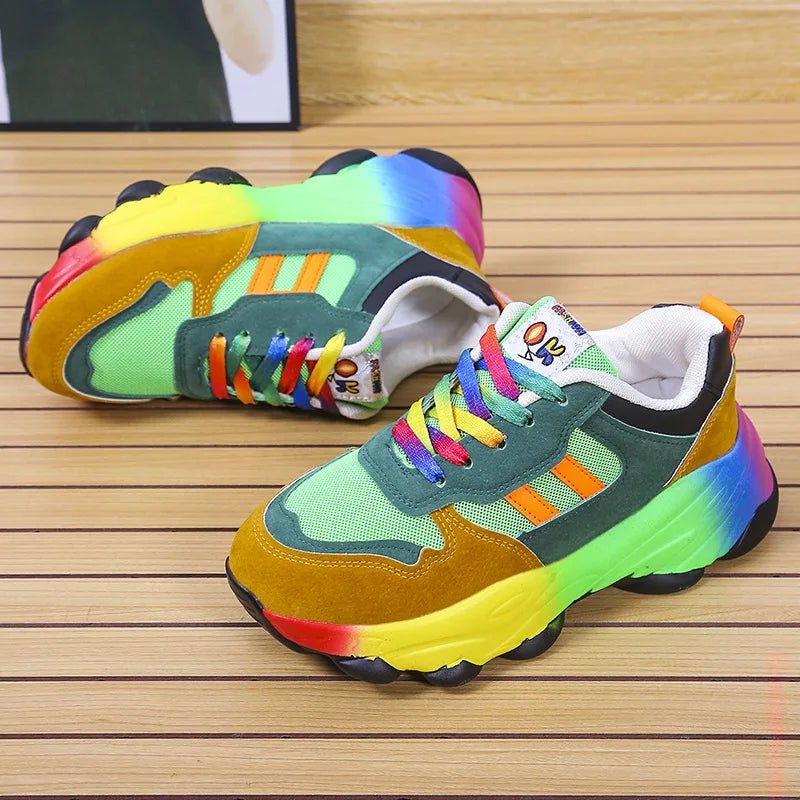 Tênis Feminino Casual Colorido - Estilo e Versatilidade em Cada Passo - Outlet do Cazé