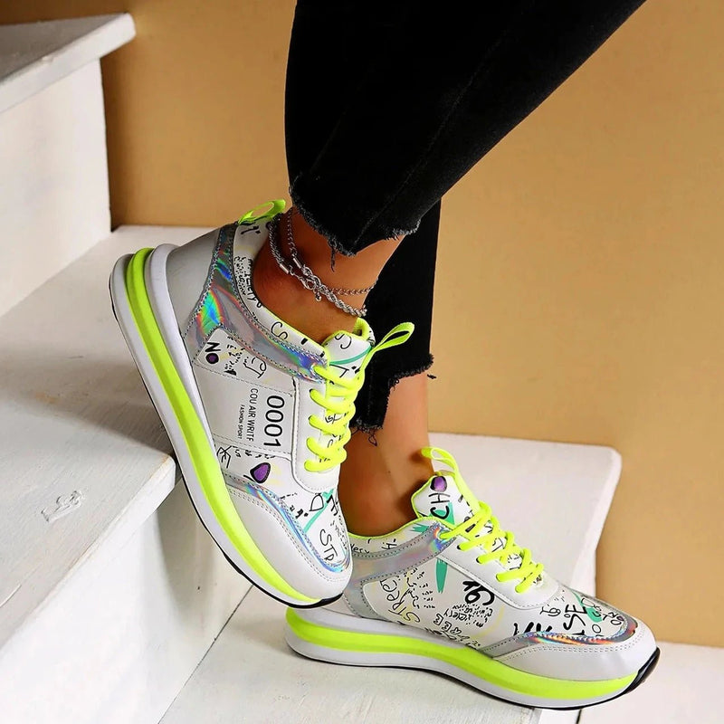 Tênis Feminino Colorido - Fashion e Confortável - Outlet do Cazé