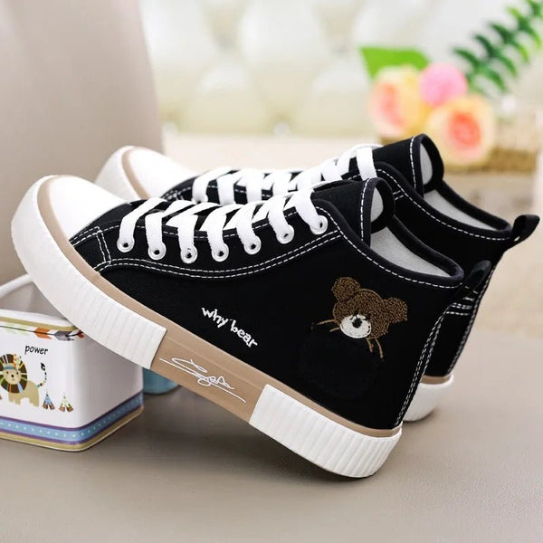 Tênis Feminino Star Urso - Conforto e Estilo Divertido para o Dia a Dia - Outlet do Cazé