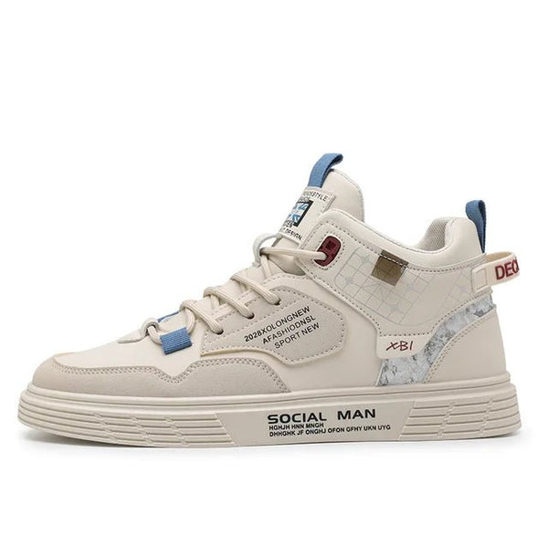 Tênis Masculino Casual Cano Alto - Conforto e Estilo para o Dia a Dia - Outlet do Cazé