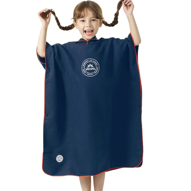 Toalha Poncho Infantil com Capuz: Ideal para Natação, Surf e Diversão na Água - Outlet do Cazé