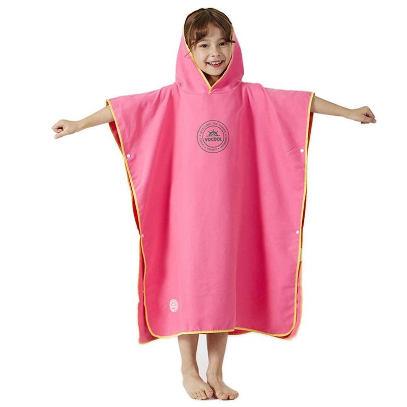 Toalha Poncho Infantil com Capuz: Ideal para Natação, Surf e Diversão na Água - Outlet do Cazé