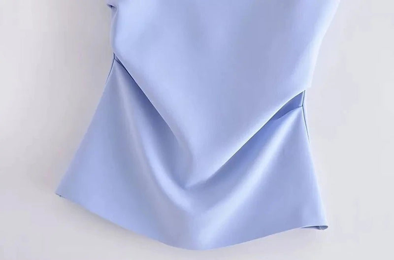 Top Feminino Tomara que Caia Drapeado - Elegância e Sensualidade - Outlet do Cazé
