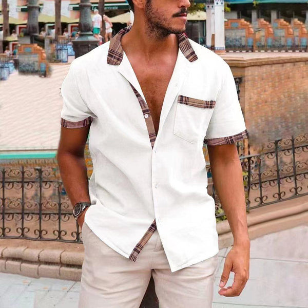 Camisa Masculina Linho e Algodão - Nova Coleção - Verão 2024 - Outlet do Cazé
