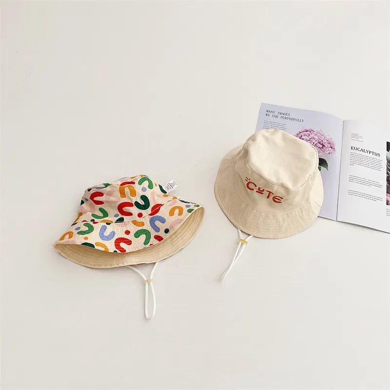 Chapéu Infantil Dupla Face Bordado para Meninas - Outlet do Cazé