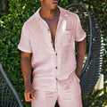 Conjunto de Linho Masculino - Elegância e Frescor para o Verão