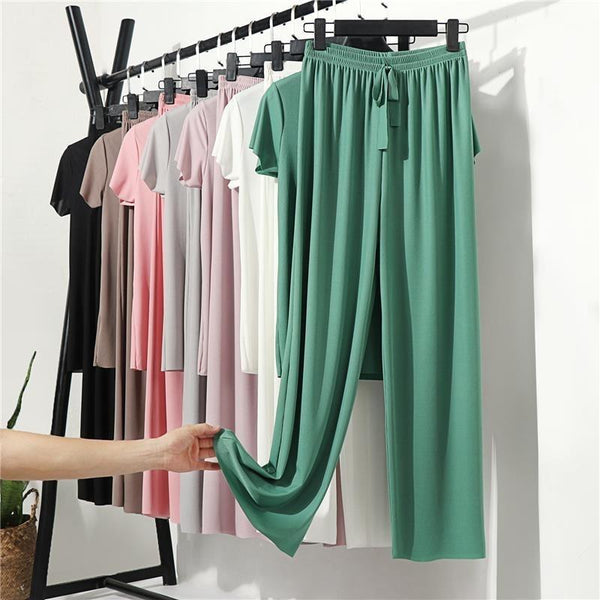Pijama Feminino - Calça e Camiseta - Outlet do Cazé