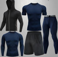 Conjunto Masculino Esportivo de Compressão - 5 Peças - Outlet do Cazé