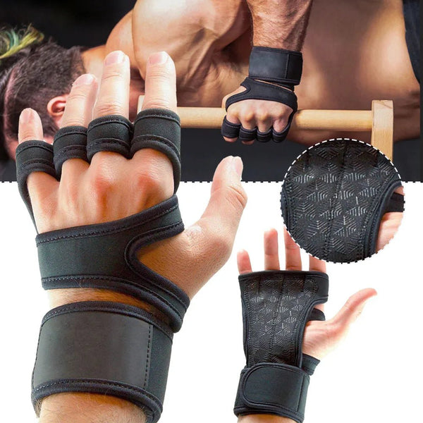 Luvas de Musculação Unissex - Protetor de Palma para Fitness e Ginástica - Outlet do Cazé
