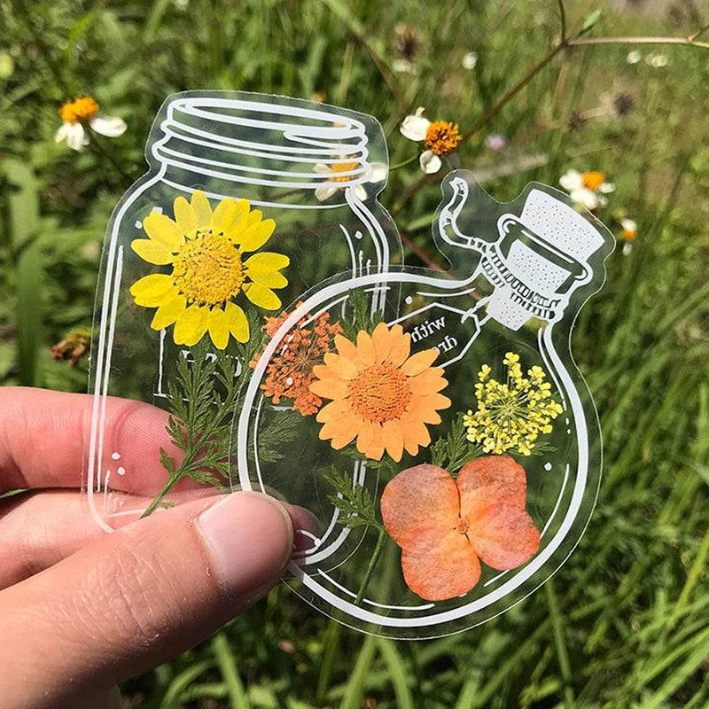 Marcador de Página para Livros - Kit Faça Você Mesmo - Flores Secas - Outlet do Cazé