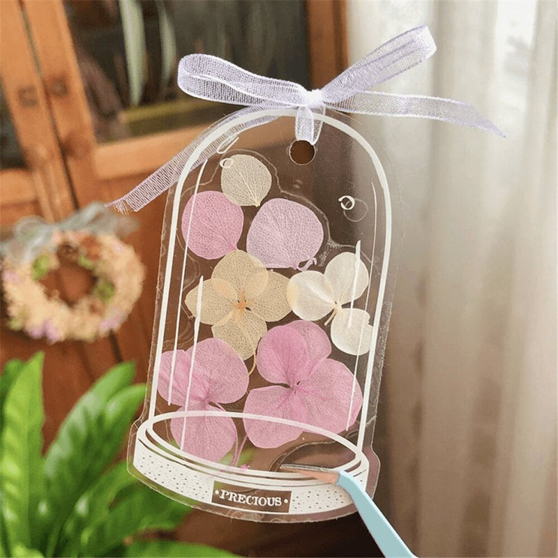 Marcador de Página para Livros - Kit Faça Você Mesmo - Flores Secas - Outlet do Cazé