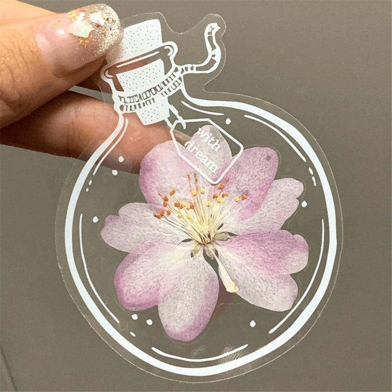 Marcador de Página para Livros - Kit Faça Você Mesmo - Flores Secas - Outlet do Cazé