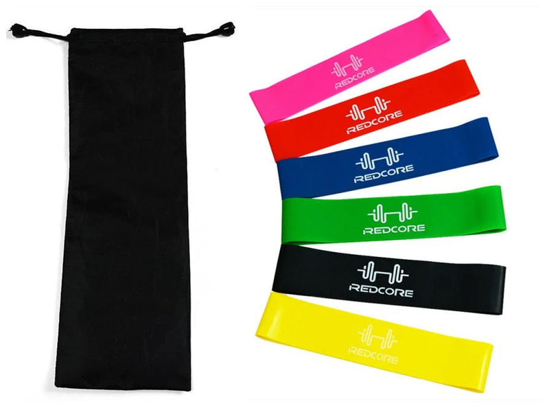 Mini Band de Resistência Elástica para Treinamento - Conjunto de 5 Níveis para Fitness, Pilates e Crossfit - Outlet do Cazé