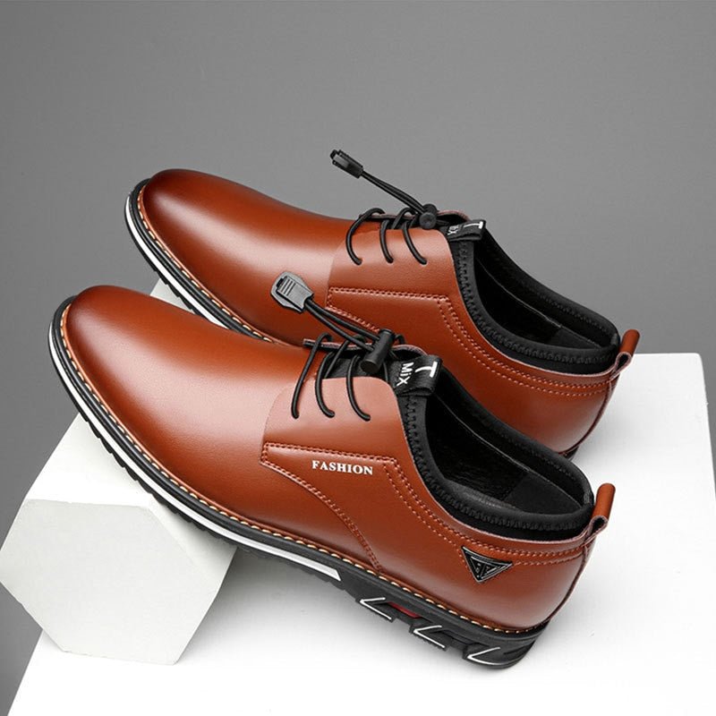 Sapato de Couro Masculino - Elegância e Conforto - Outlet do Cazé
