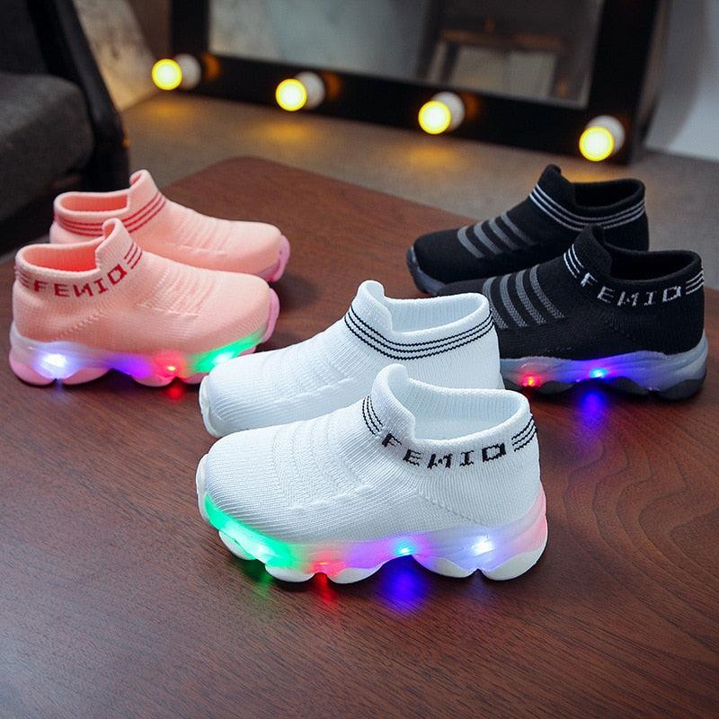 Tênis Infantil Unissex com LED - Outlet do Cazé